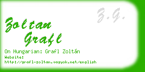 zoltan grafl business card